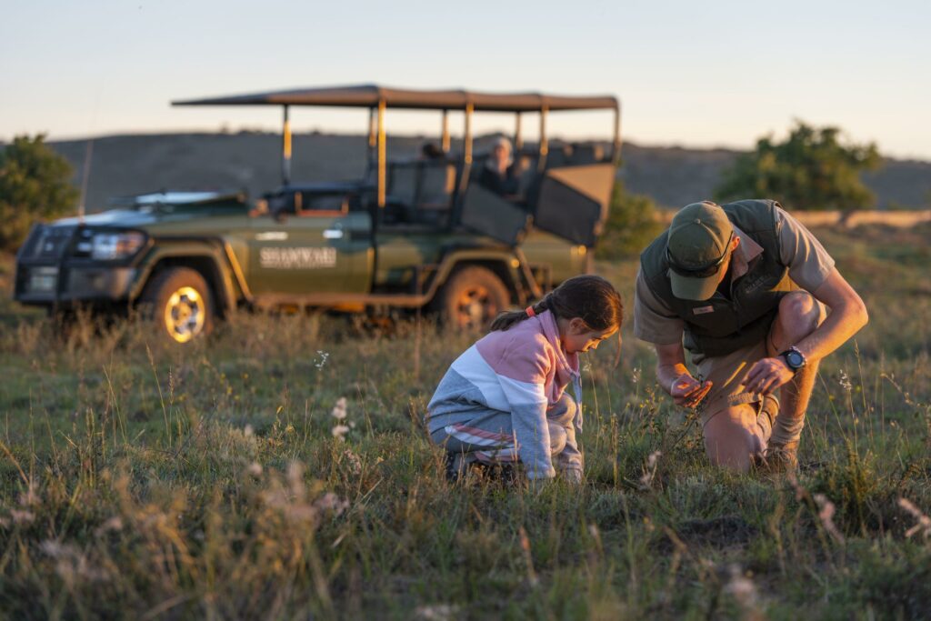 Shamwari Game Reserve South Africa kids on safari
